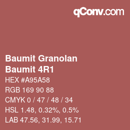 カラーコード: Baumit Granolan - Baumit 4R1 | qconv.com