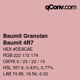 Code couleur: Baumit Granolan - Baumit 4R7 | qconv.com