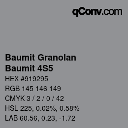 カラーコード: Baumit Granolan - Baumit 4S5 | qconv.com