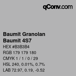 カラーコード: Baumit Granolan - Baumit 4S7 | qconv.com