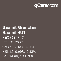Farbcode: Baumit Granolan - Baumit 4U1 | qconv.com