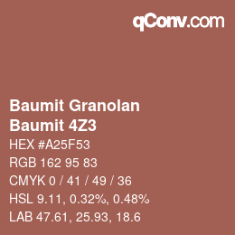 Farbcode: Baumit Granolan - Baumit 4Z3 | qconv.com