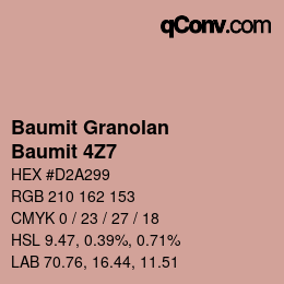 Código de color: Baumit Granolan - Baumit 4Z7 | qconv.com