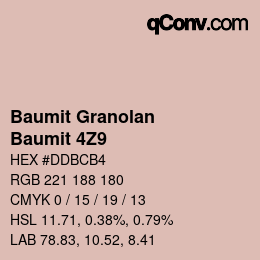 Farbcode: Baumit Granolan - Baumit 4Z9 | qconv.com