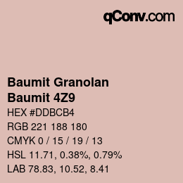Code couleur: Baumit Granolan - Baumit 4Z9 | qconv.com