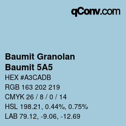 Color code: Baumit Granolan - Baumit 5A5 | qconv.com