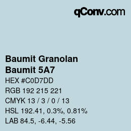 カラーコード: Baumit Granolan - Baumit 5A7 | qconv.com