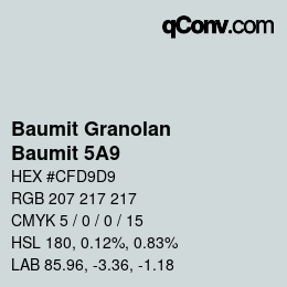 Color code: Baumit Granolan - Baumit 5A9 | qconv.com