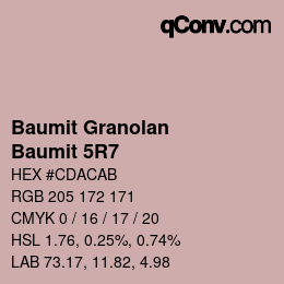 カラーコード: Baumit Granolan - Baumit 5R7 | qconv.com