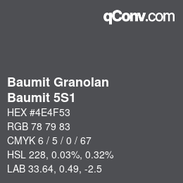 カラーコード: Baumit Granolan - Baumit 5S1 | qconv.com