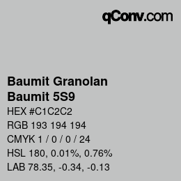 カラーコード: Baumit Granolan - Baumit 5S9 | qconv.com