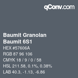 Código de color: Baumit Granolan - Baumit 6S1 | qconv.com