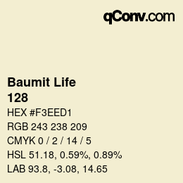 カラーコード: Baumit Life - 128 | qconv.com