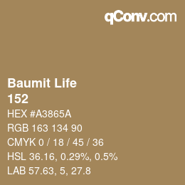 カラーコード: Baumit Life - 152 | qconv.com