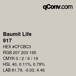 カラーコード: Baumit Life - 917 | qconv.com