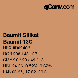 Código de color: Baumit Silikat - Baumit 13C | qconv.com