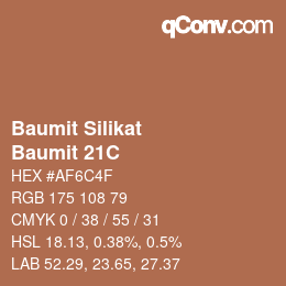 Farbcode: Baumit Silikat - Baumit 21C | qconv.com