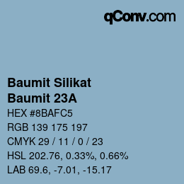 カラーコード: Baumit Silikat - Baumit 23A | qconv.com