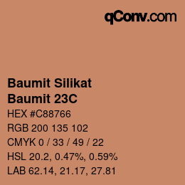 Farbcode: Baumit Silikat - Baumit 23C | qconv.com