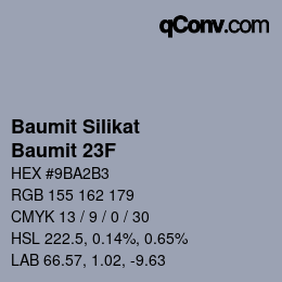 Código de color: Baumit Silikat - Baumit 23F | qconv.com