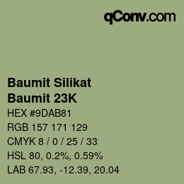 カラーコード: Baumit Silikat - Baumit 23K | qconv.com