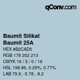 カラーコード: Baumit Silikat - Baumit 25A | qconv.com