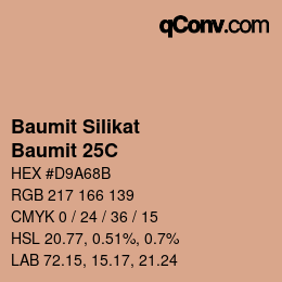 Farbcode: Baumit Silikat - Baumit 25C | qconv.com