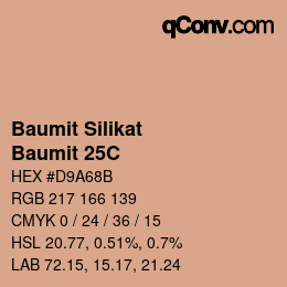 カラーコード: Baumit Silikat - Baumit 25C | qconv.com