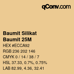 カラーコード: Baumit Silikat - Baumit 25M | qconv.com