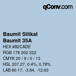 カラーコード: Baumit Silikat - Baumit 35A | qconv.com