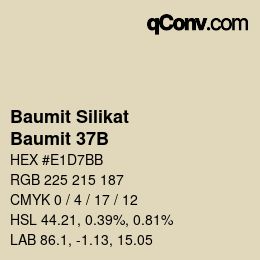 カラーコード: Baumit Silikat - Baumit 37B | qconv.com