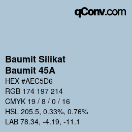 カラーコード: Baumit Silikat - Baumit 45A | qconv.com