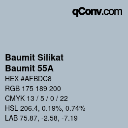 カラーコード: Baumit Silikat - Baumit 55A | qconv.com