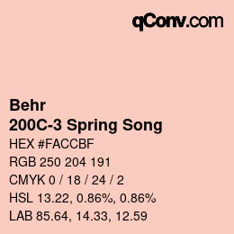 Color code: Behr - 200C-3 Spring Song | qconv.com