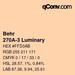Código de color: Behr - 270A-3 Luminary | qconv.com