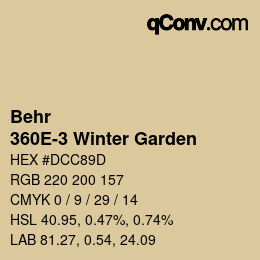 Color code: Behr - 360E-3 Winter Garden | qconv.com