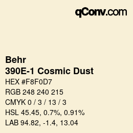 カラーコード: Behr - 390E-1 Cosmic Dust | qconv.com