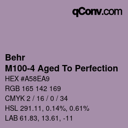 Farbcode: Behr - M100-4 Aged To Perfection | qconv.com
