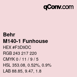 カラーコード: Behr - M140-1 Funhouse | qconv.com