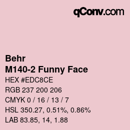Color code: Behr - M140-2 Funny Face | qconv.com