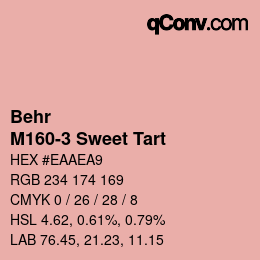 Color code: Behr - M160-3 Sweet Tart | qconv.com
