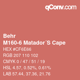 Farbcode: Behr - M160-6 Matador´S Cape | qconv.com