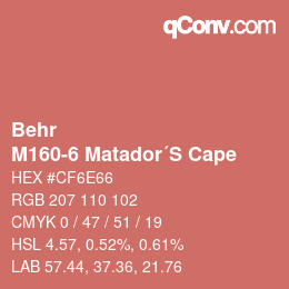 カラーコード: Behr - M160-6 Matador´S Cape | qconv.com