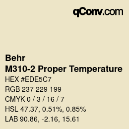 Farbcode: Behr - M310-2 Proper Temperature | qconv.com