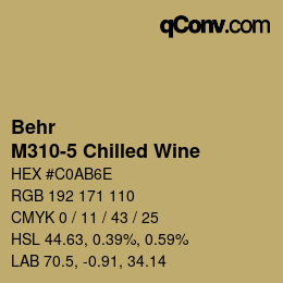 Farbcode: Behr - M310-5 Chilled Wine | qconv.com