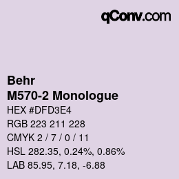 カラーコード: Behr - M570-2 Monologue | qconv.com
