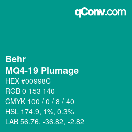 カラーコード: Behr - MQ4-19 Plumage | qconv.com