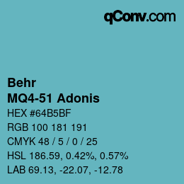 Color code: Behr - MQ4-51 Adonis | qconv.com