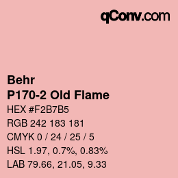 Color code: Behr - P170-2 Old Flame | qconv.com