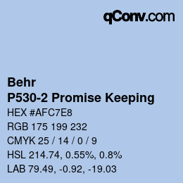 Farbcode: Behr - P530-2 Promise Keeping | qconv.com